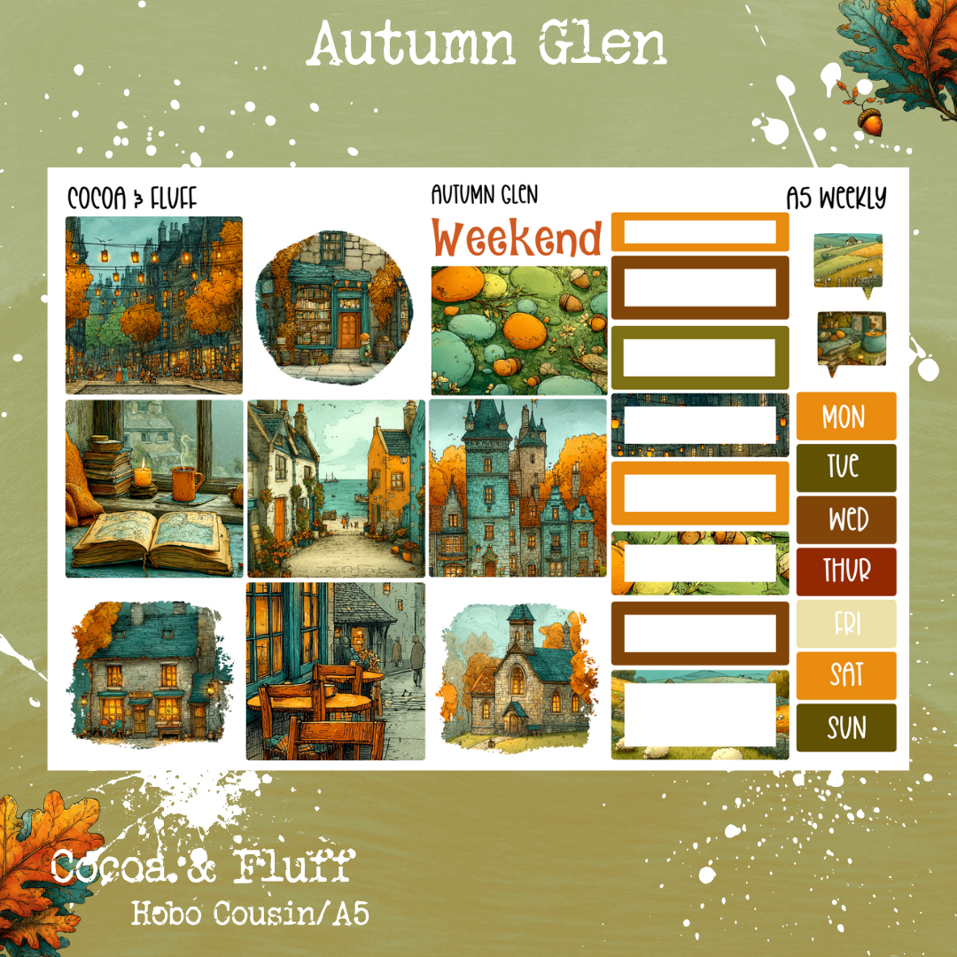 Autumn Glen A5 Weekly Kit