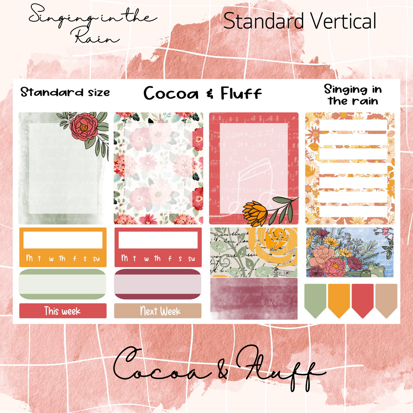 Singing in The Rain Standard Vertical Mini Kit