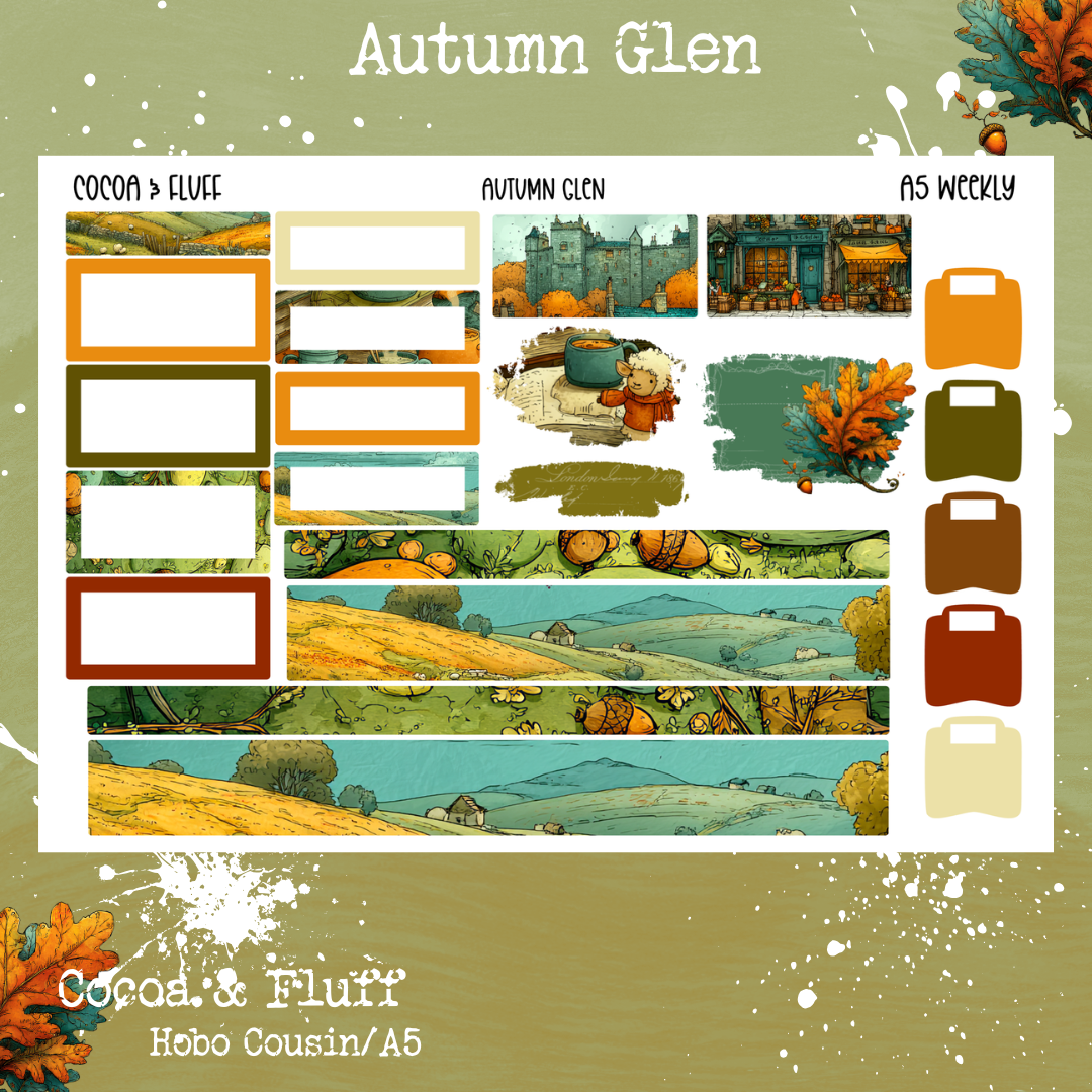 Autumn Glen A5 Weekly Kit