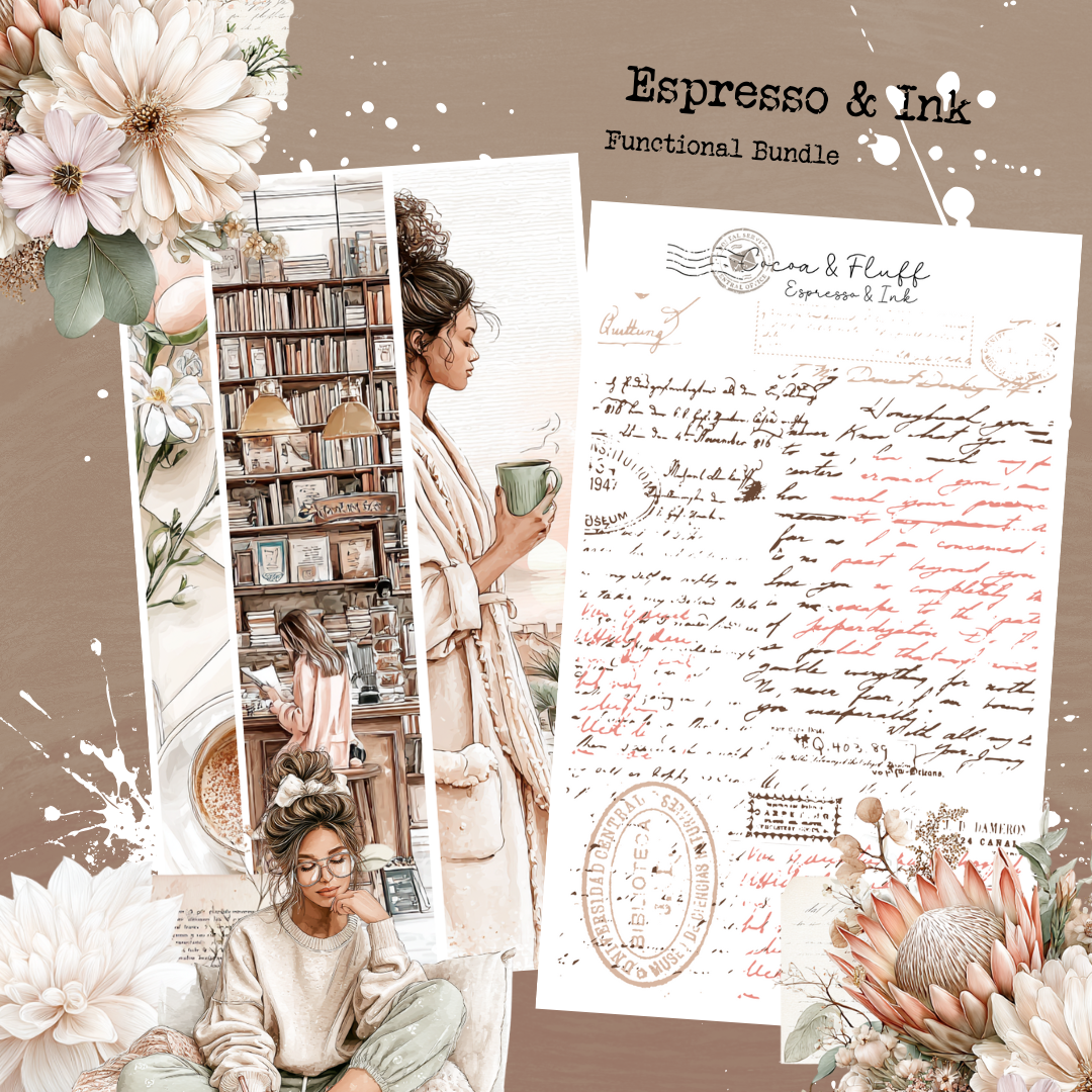 Functional Planner Stickers – Espresso & Ink