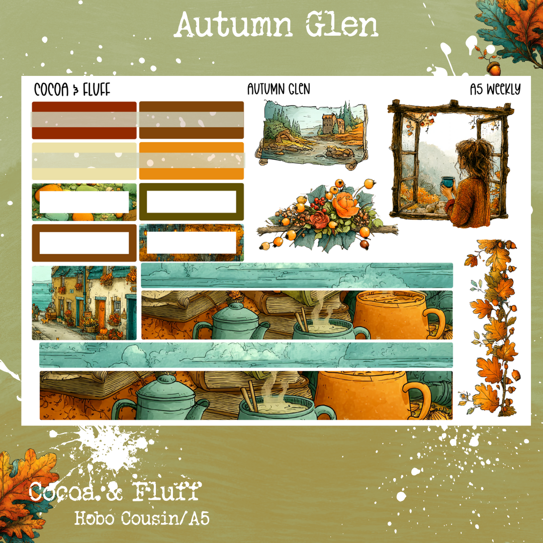 Autumn Glen A5 Weekly Kit