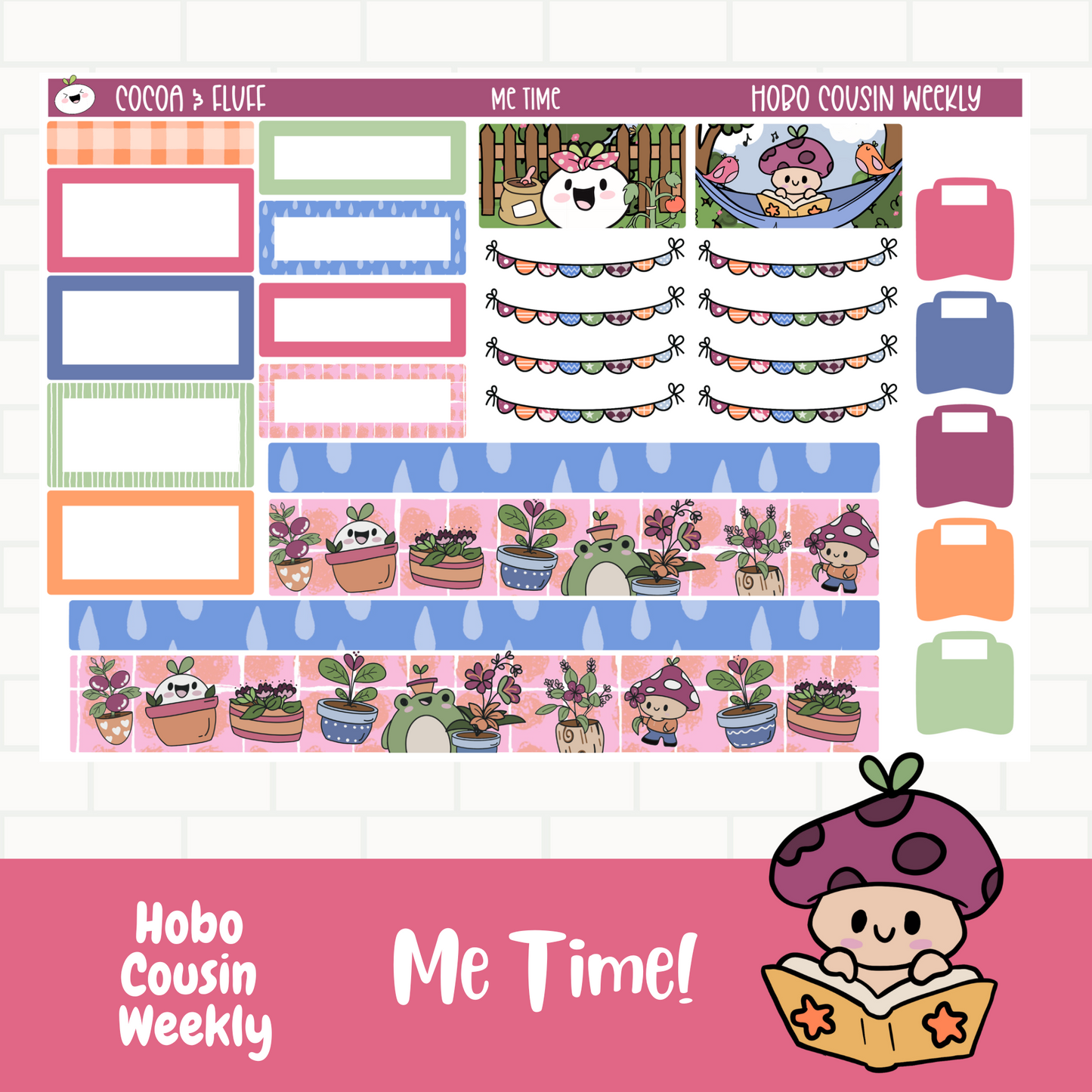 Me Time A5 Weekly Sticker Kit