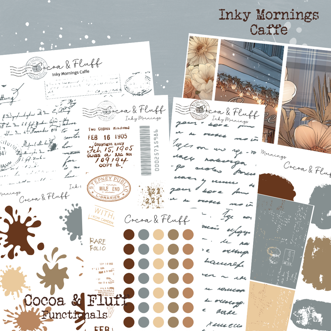 Functional Planner Stickers – Inky Mornings Caffe