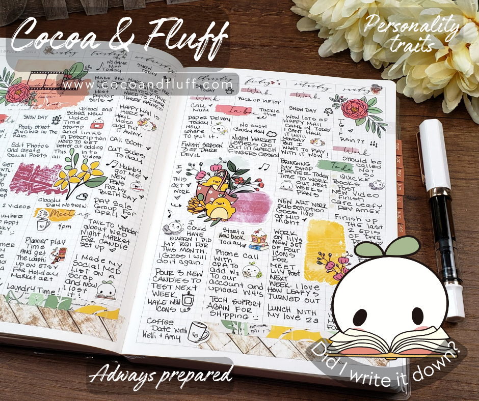 Did I Write it Down Planner Icons