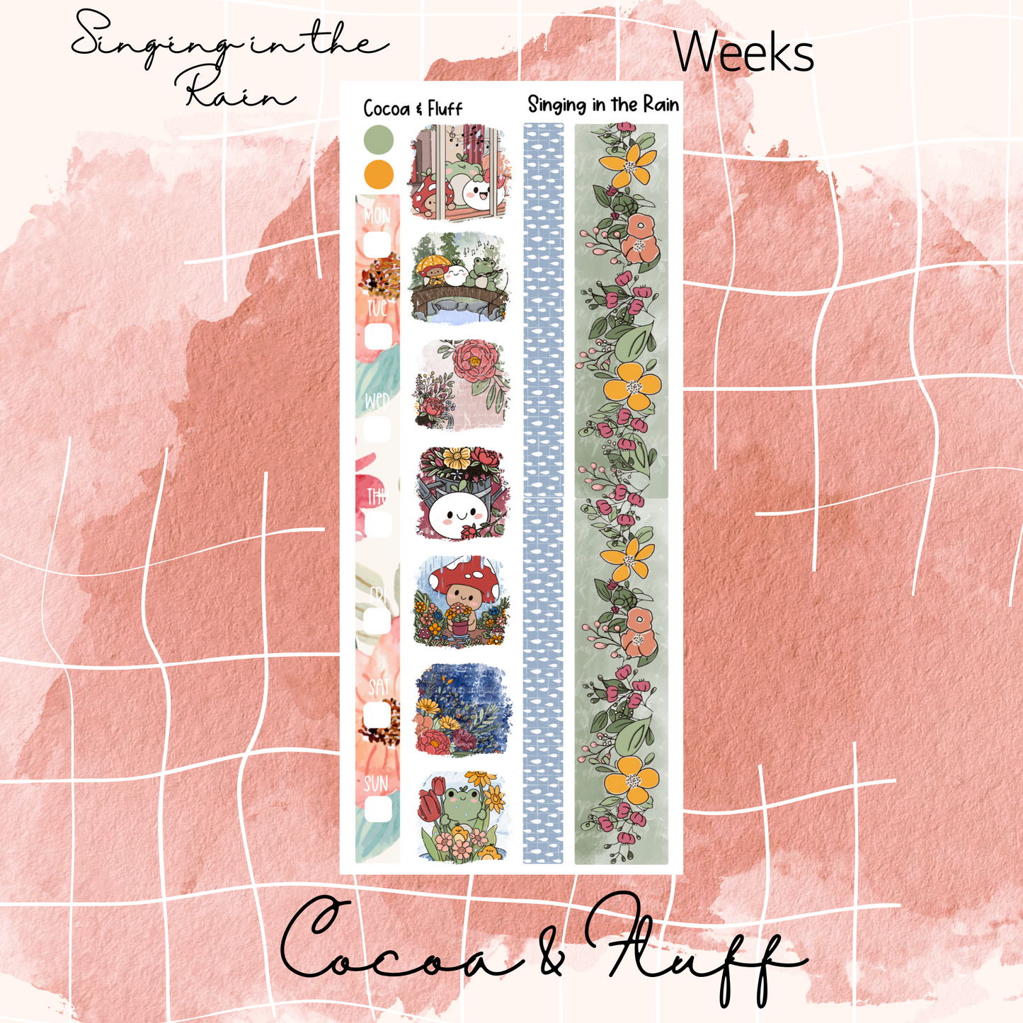 Singing in The Rain Hobonichi Weeks