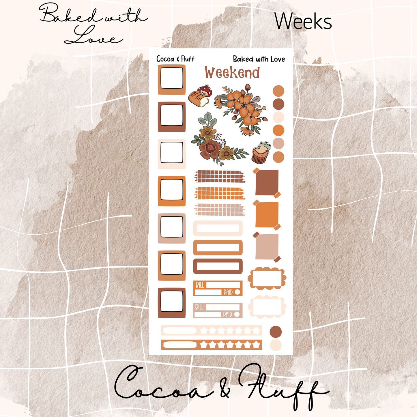 Baked with Love Hobonichi Weeks