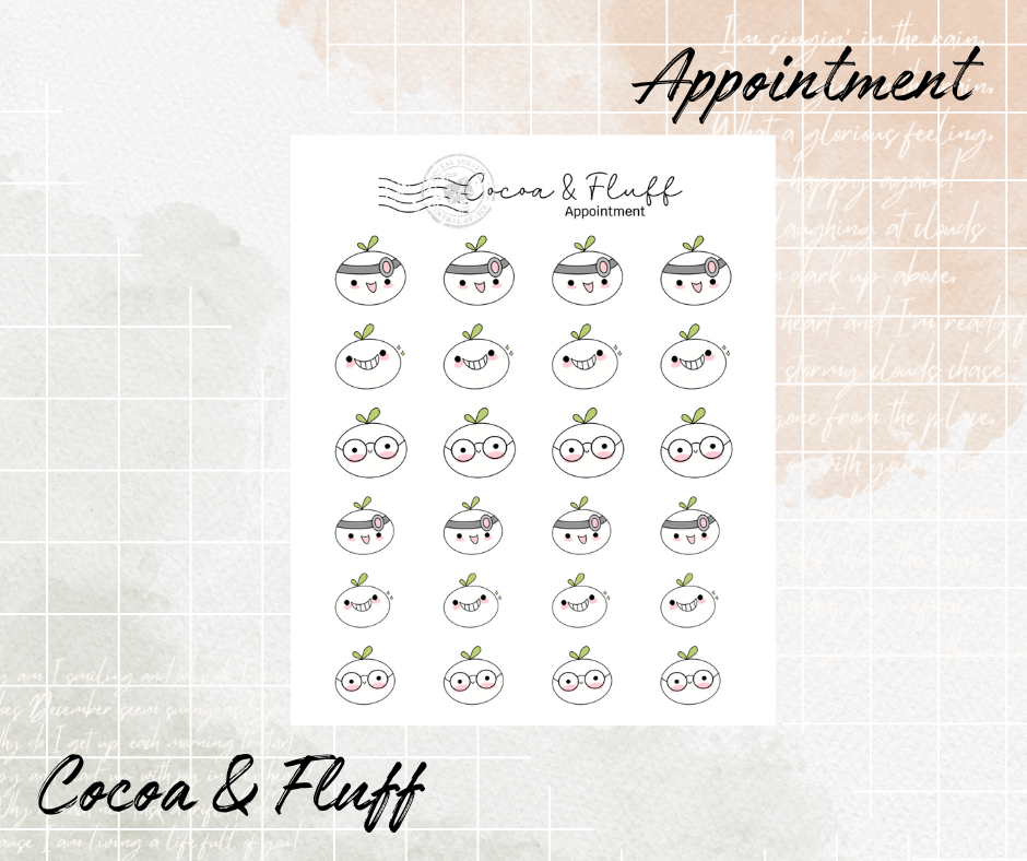 Appointment Leafy Planner Icons