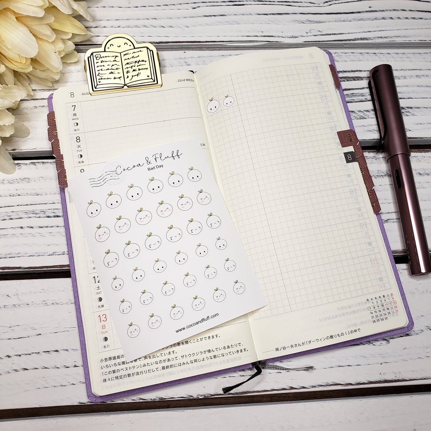 Grocery Shopping Leafy Planner Icons