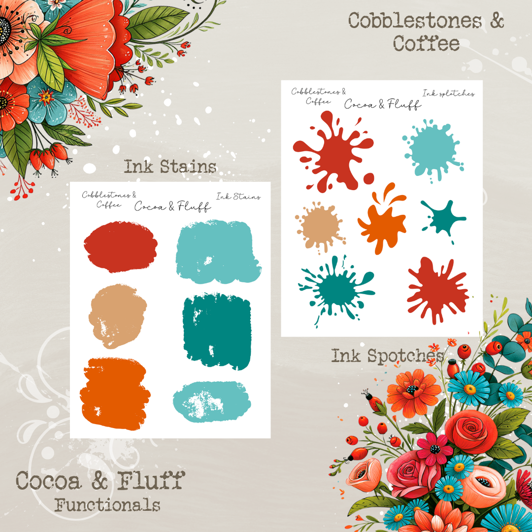 Functional Planner Stickers – Cobblestones & Coffee