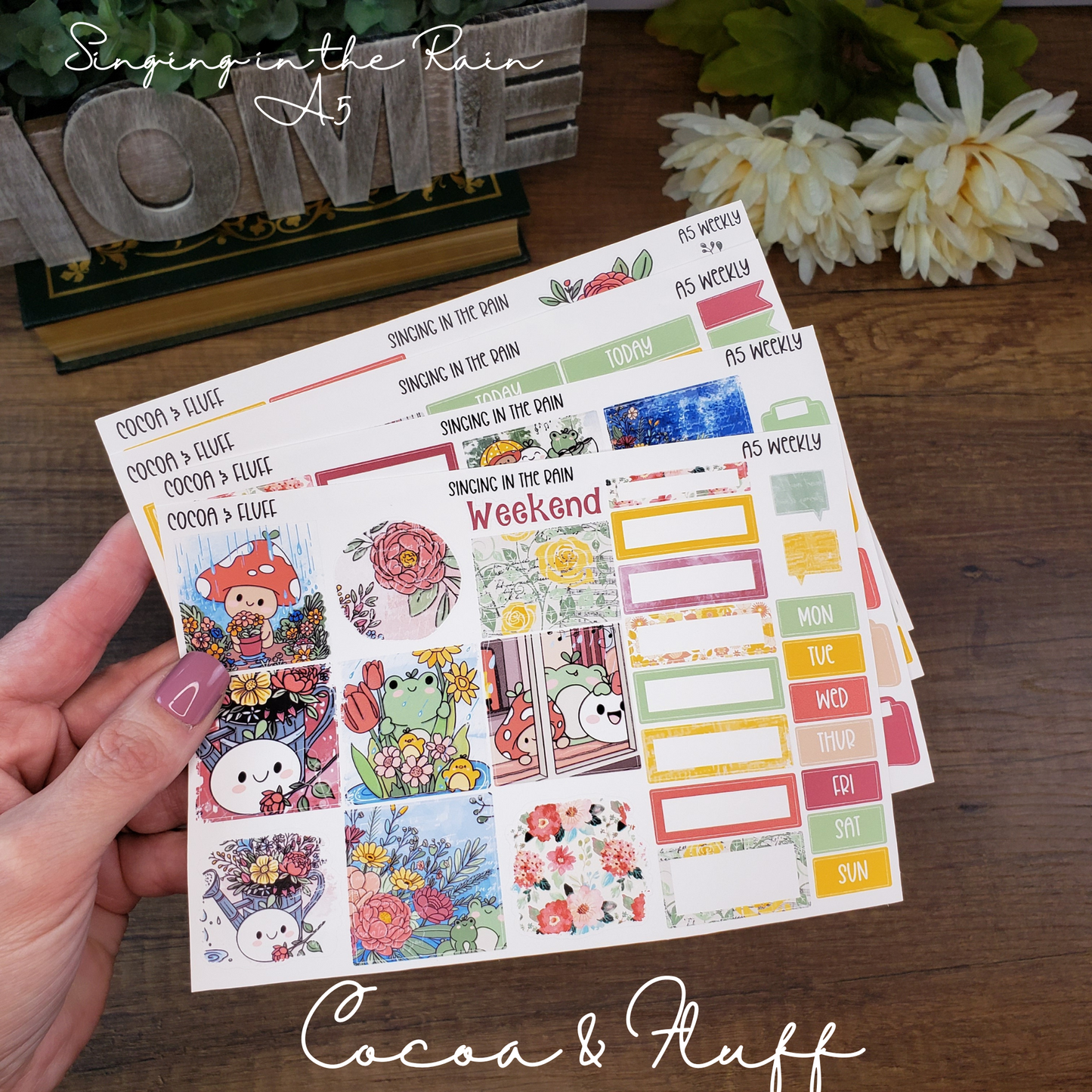 Singing in The Rain Hobonichi Cousin