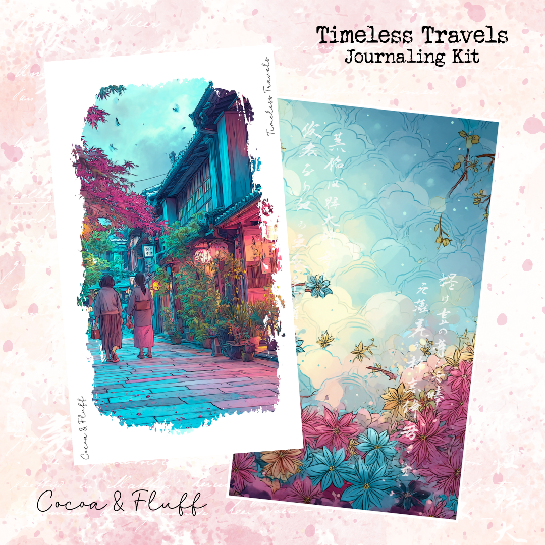 Timeless Travels | Japan Travel Art Collection | Created by Christopher | Supports College Fund