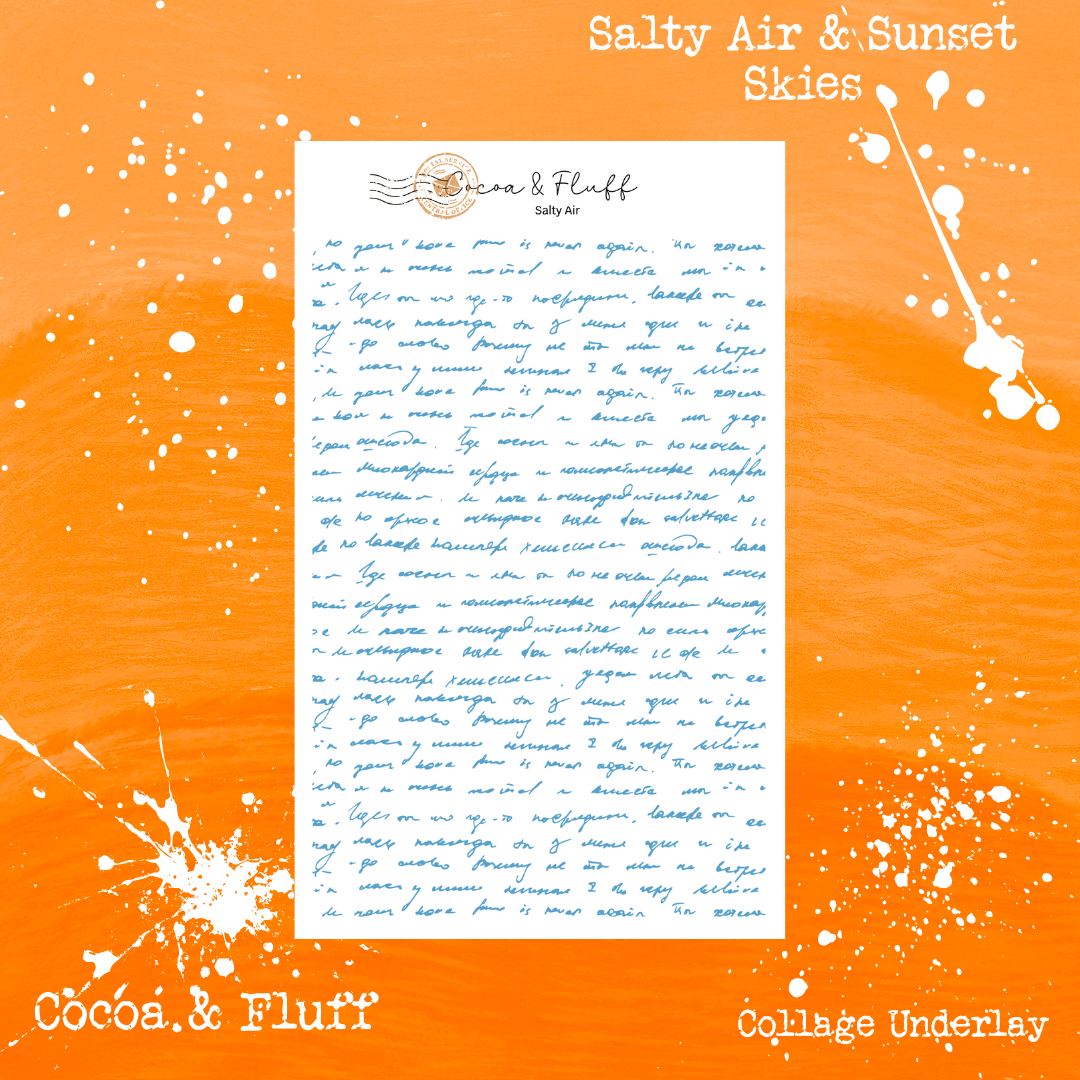 Functional Planner Stickers – Salty Air and Sunset Skies