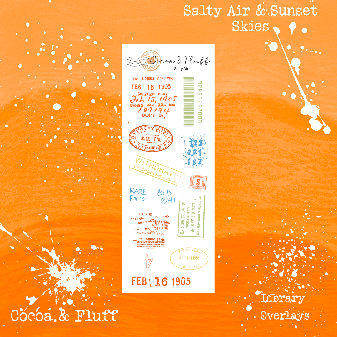 Functional Planner Stickers – Salty Air and Sunset Skies