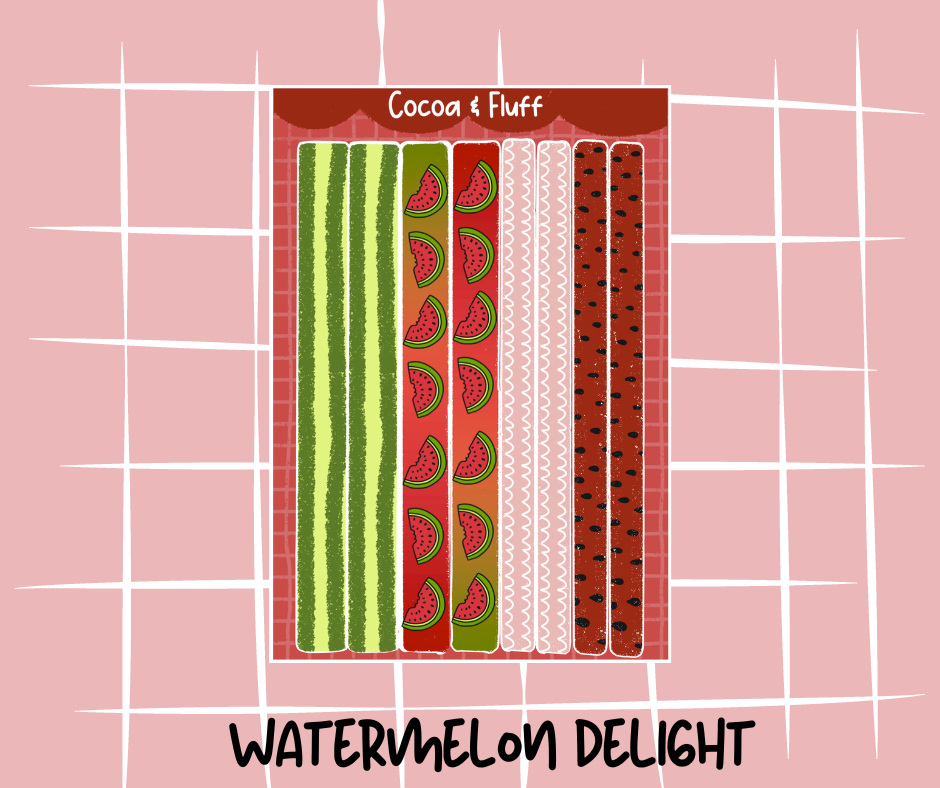 Watermelon Delight Sticker Sheet Bundle
