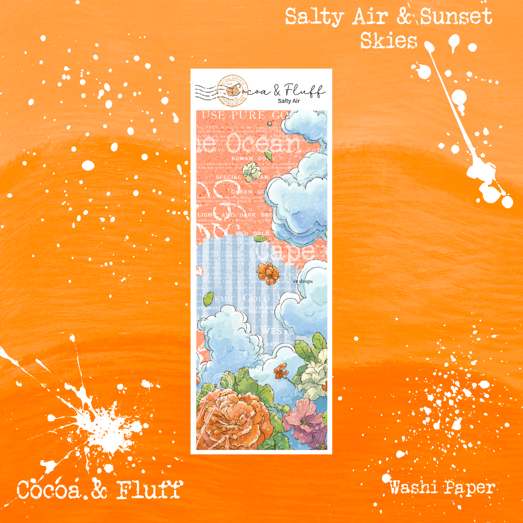 Functional Planner Stickers – Salty Air and Sunset Skies