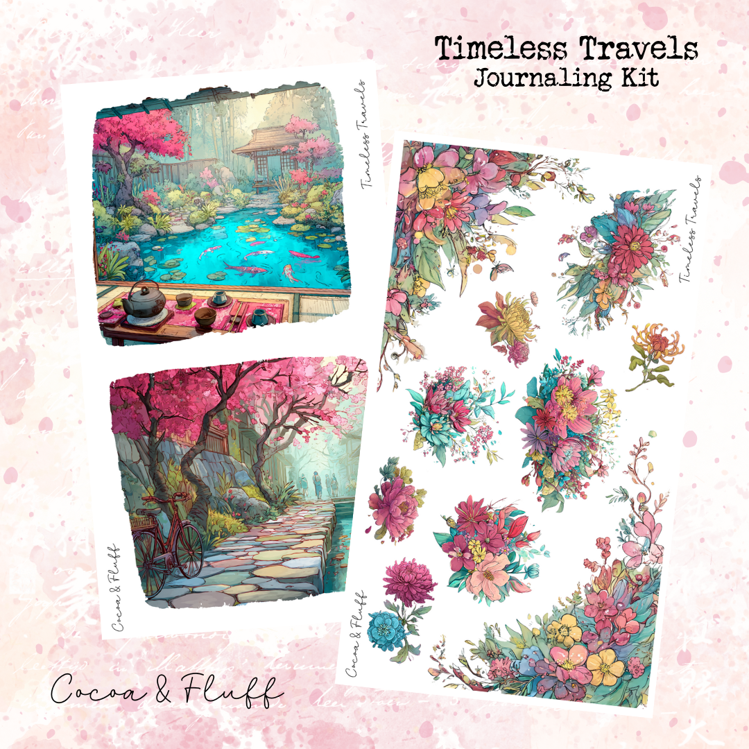 Timeless Travels | Japan Travel Art Collection | Created by Christopher | Supports College Fund