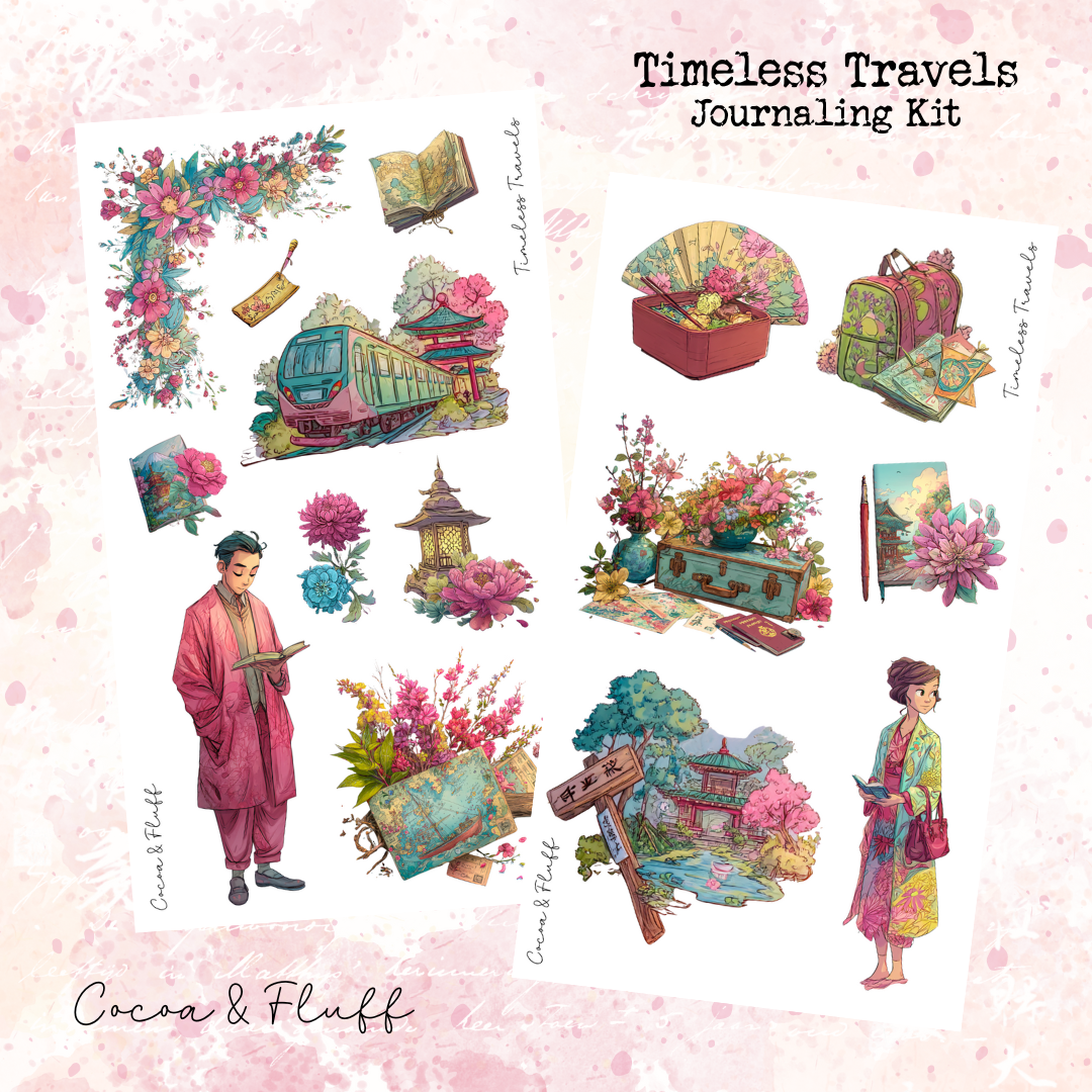 Timeless Travels | Japan Travel Art Collection | Created by Christopher | Supports College Fund