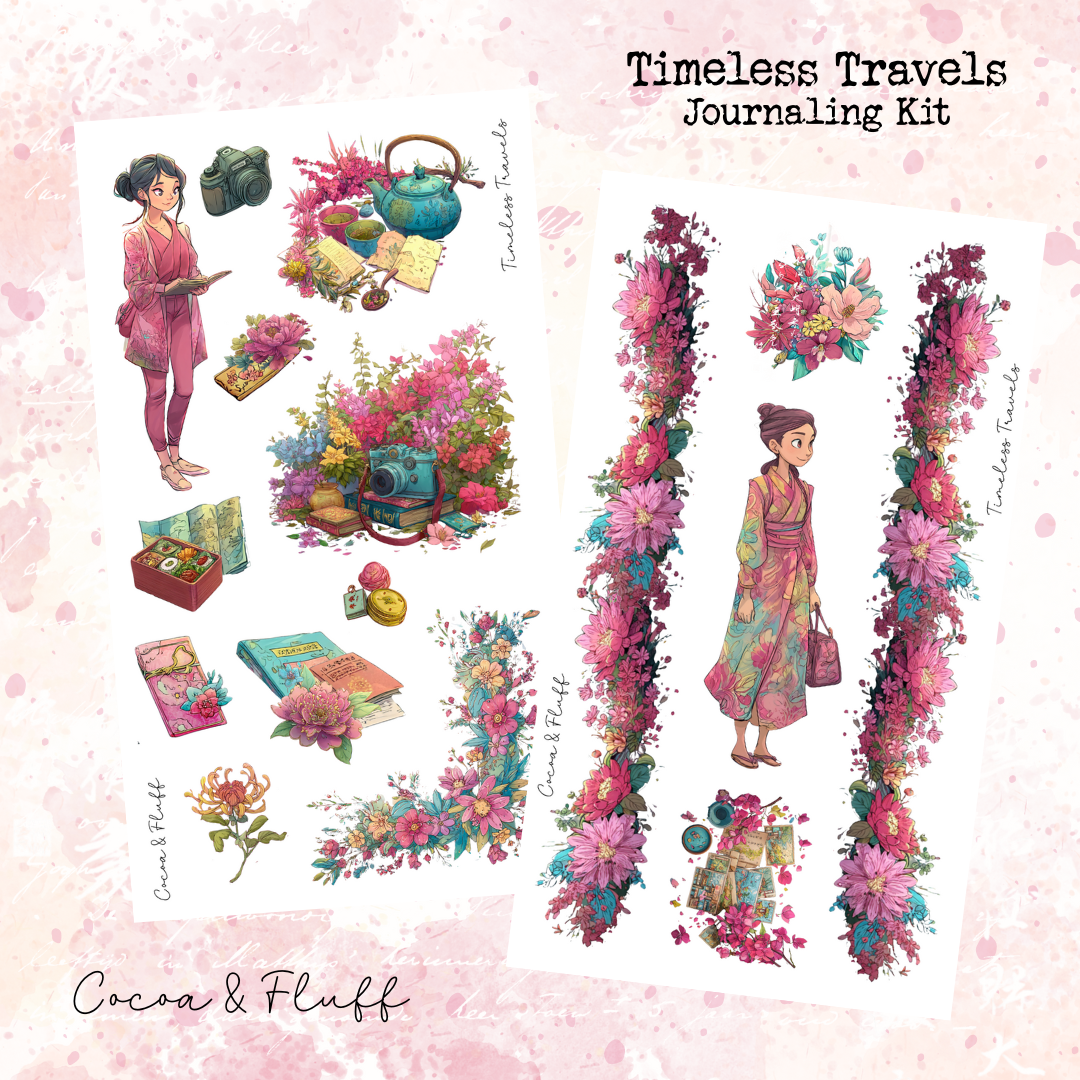 Timeless Travels | Japan Travel Art Collection | Created by Christopher | Supports College Fund
