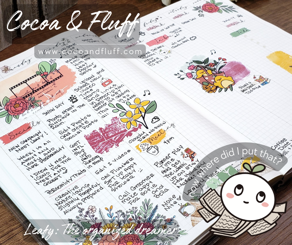 Slightly Forgetful Planner Icons