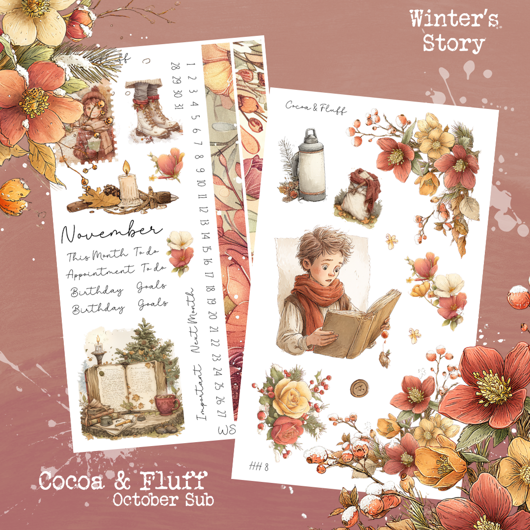 Monthly Mystery Subscription Washi Paper