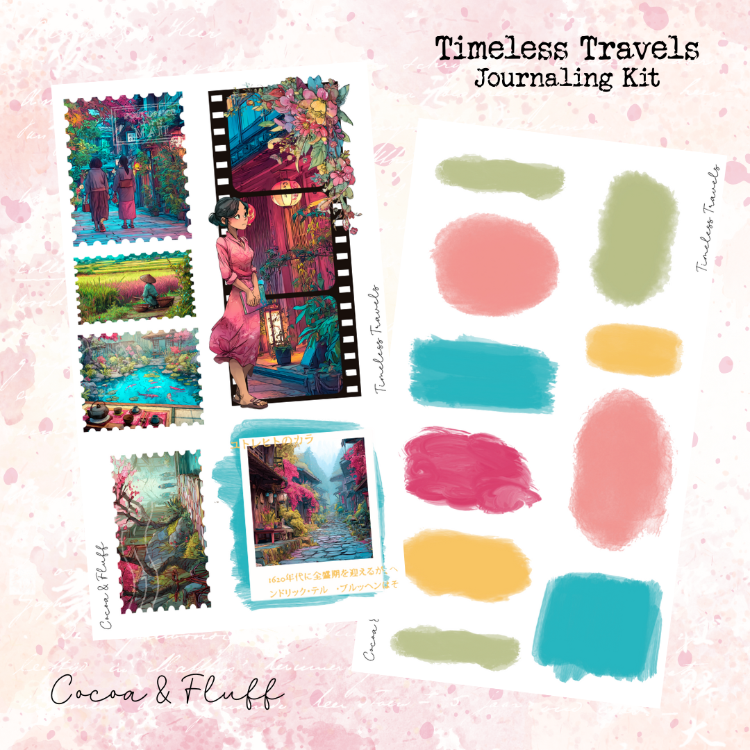 Timeless Travels | Japan Travel Art Collection | Created by Christopher | Supports College Fund