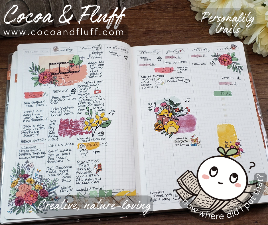 Slightly Forgetful Planner Icons