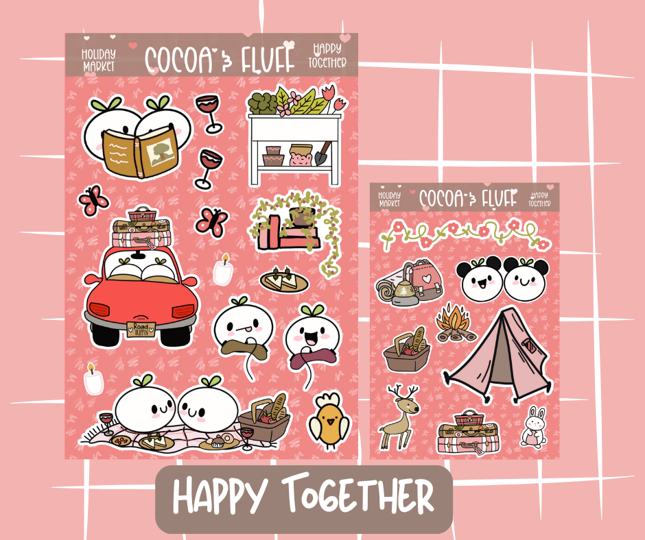 Happy Together Journaling Sticker Bundle