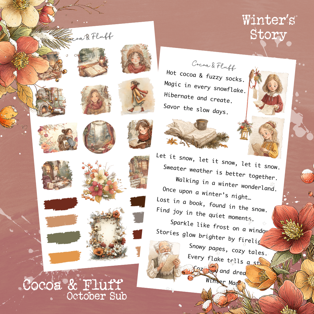 Monthly Mystery Subscription Washi Paper