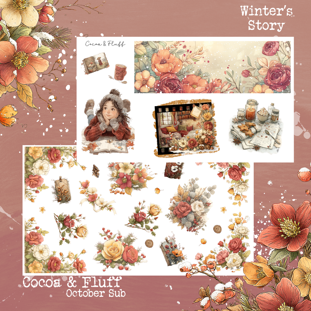 Monthly Mystery Subscription Washi Paper