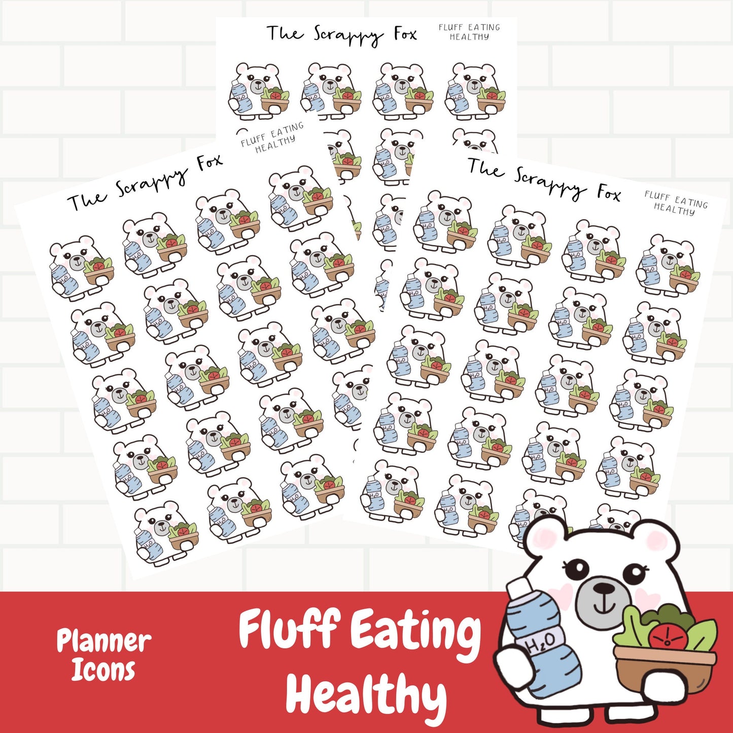 Healthy Eating Planner Icons