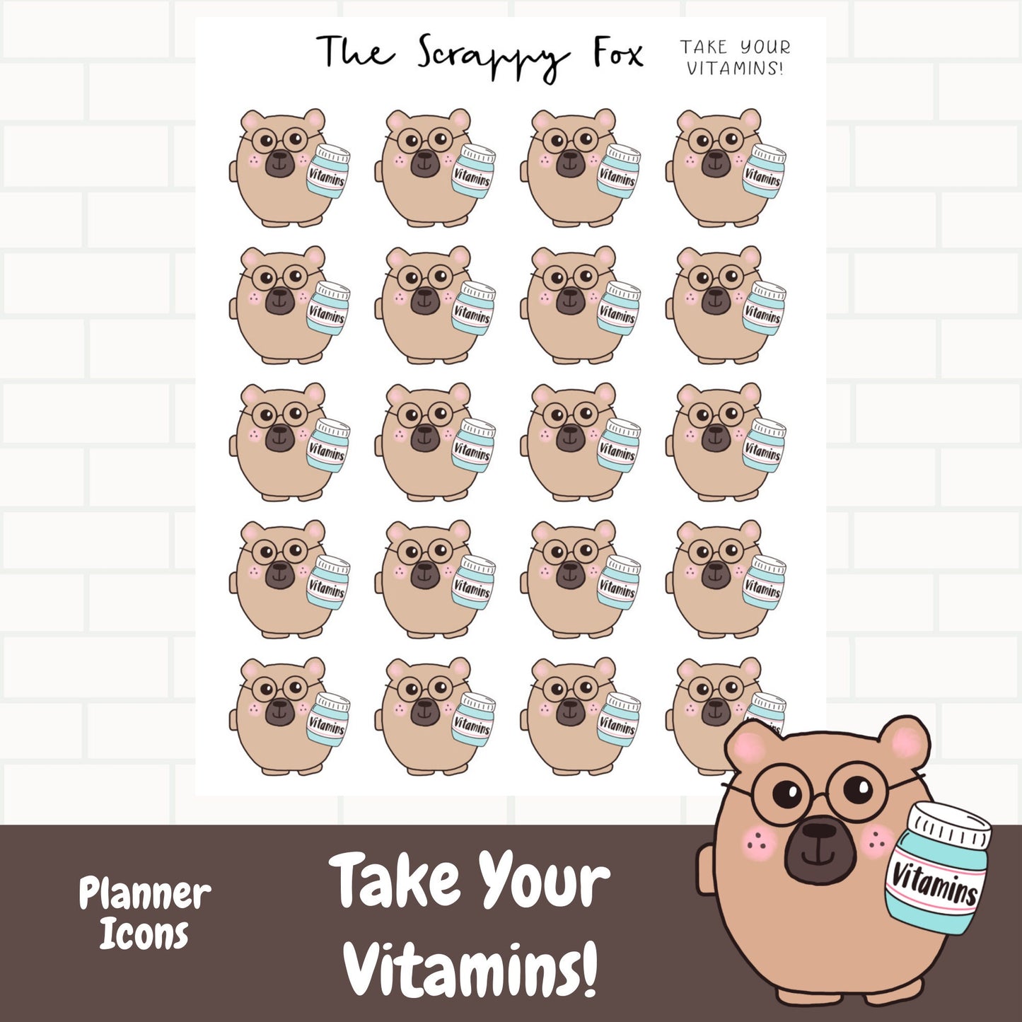Vitamin Planner Icons
