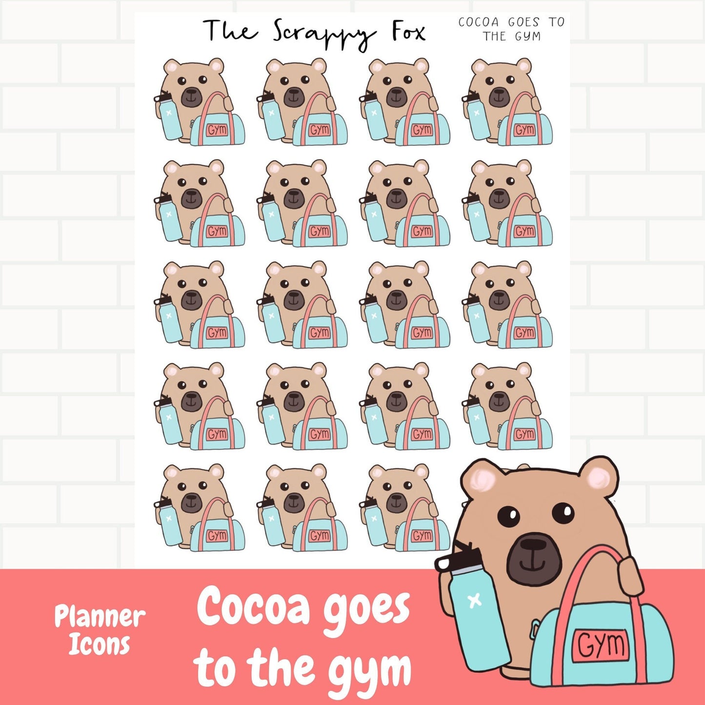 Work Out/ Gym Planner Icons