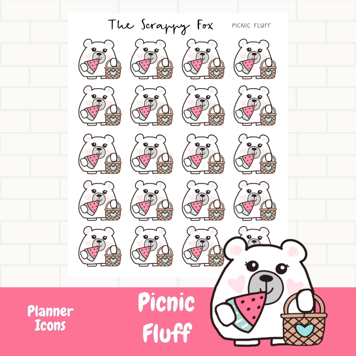 Picnic Planner Icons