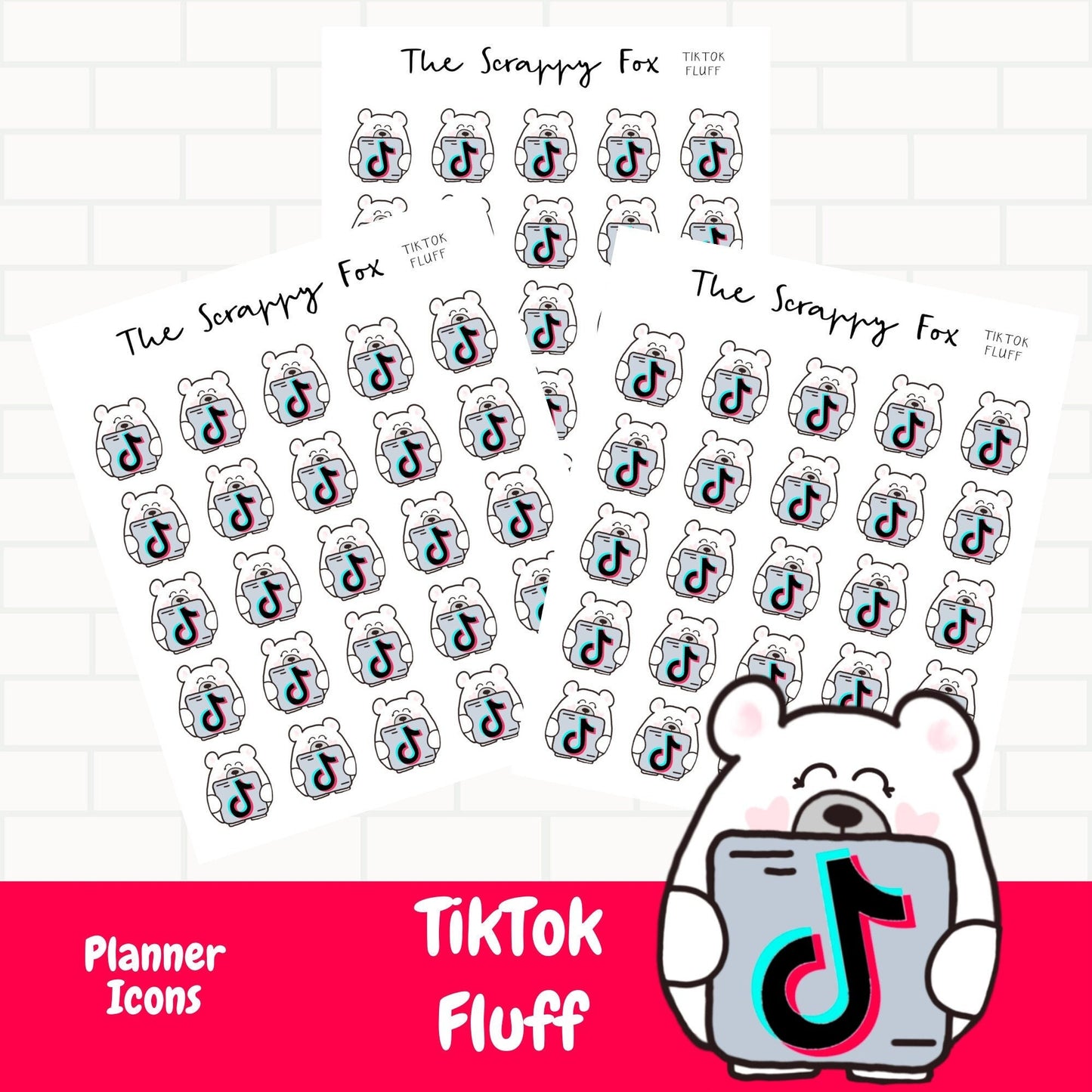 TikTok Planner Icons