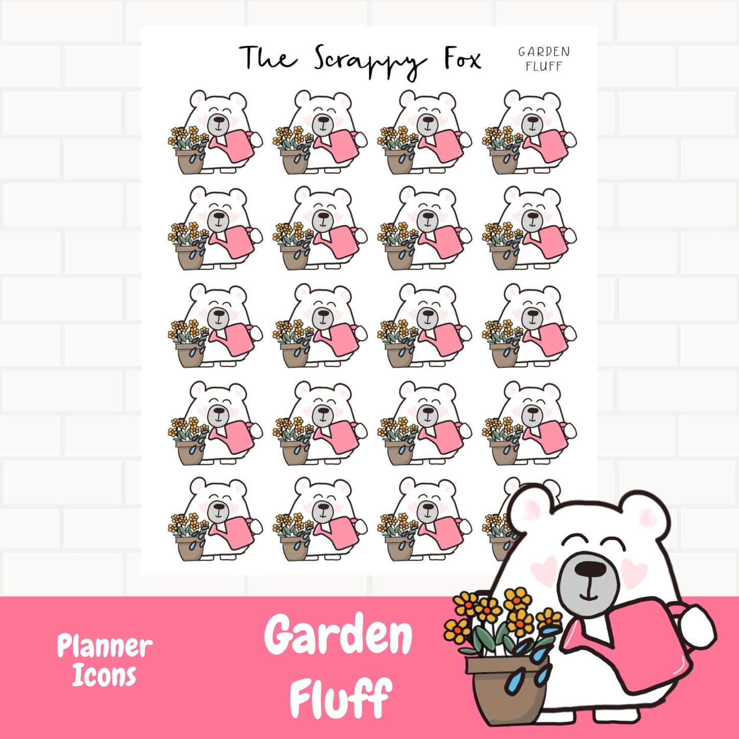 Garden Fluff Planner Icons