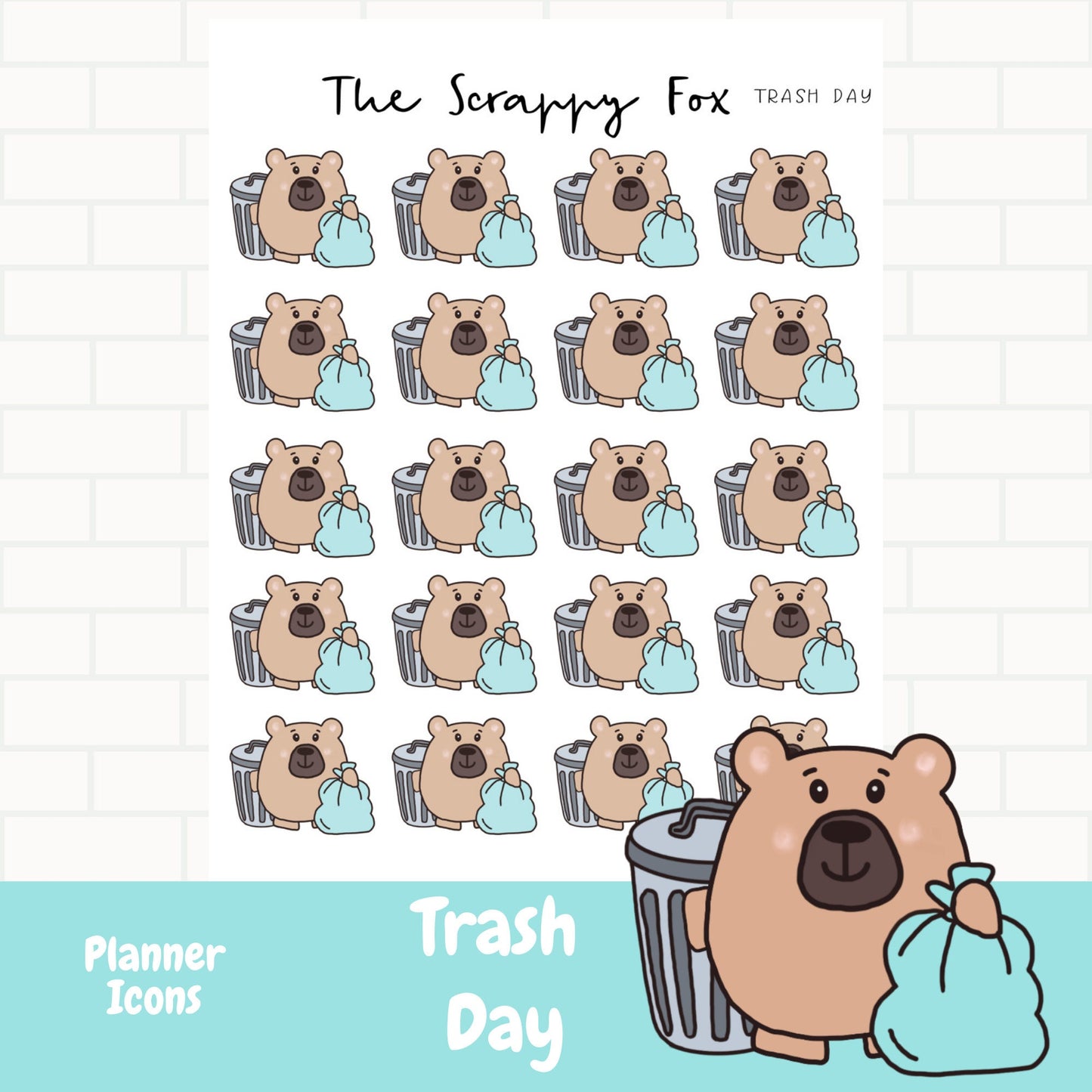 Trash Day Planner Icons