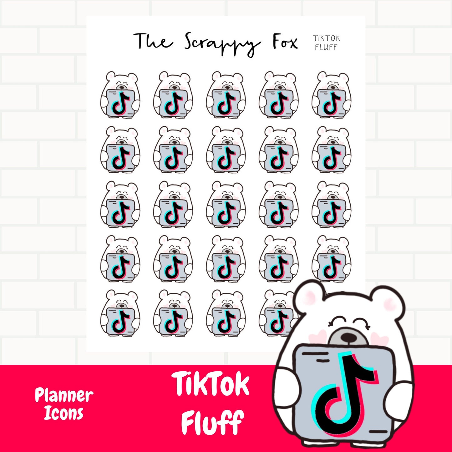 TikTok Planner Icons