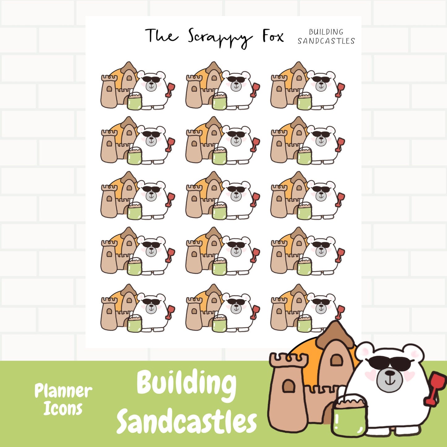 Sandcastle Planner Icons