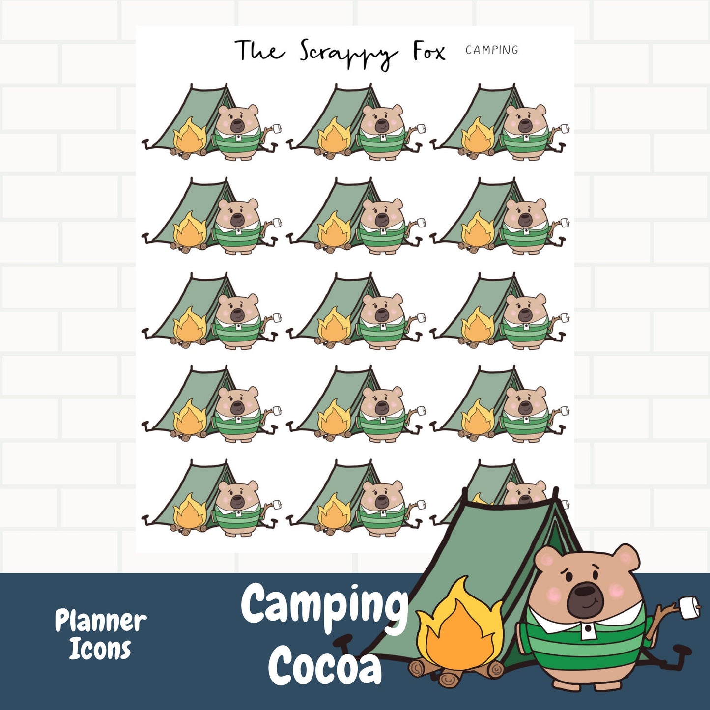 Camping Planner Icons