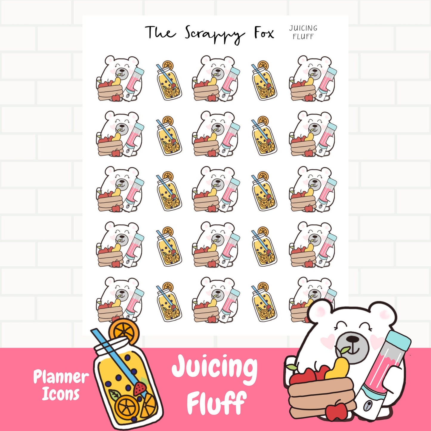 Juicing Planner Icons