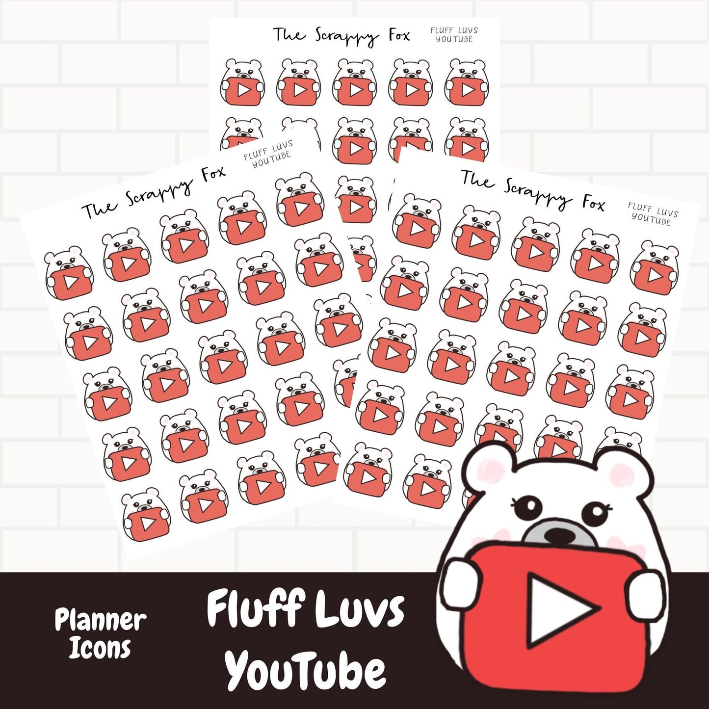 YouTube Planner Icons