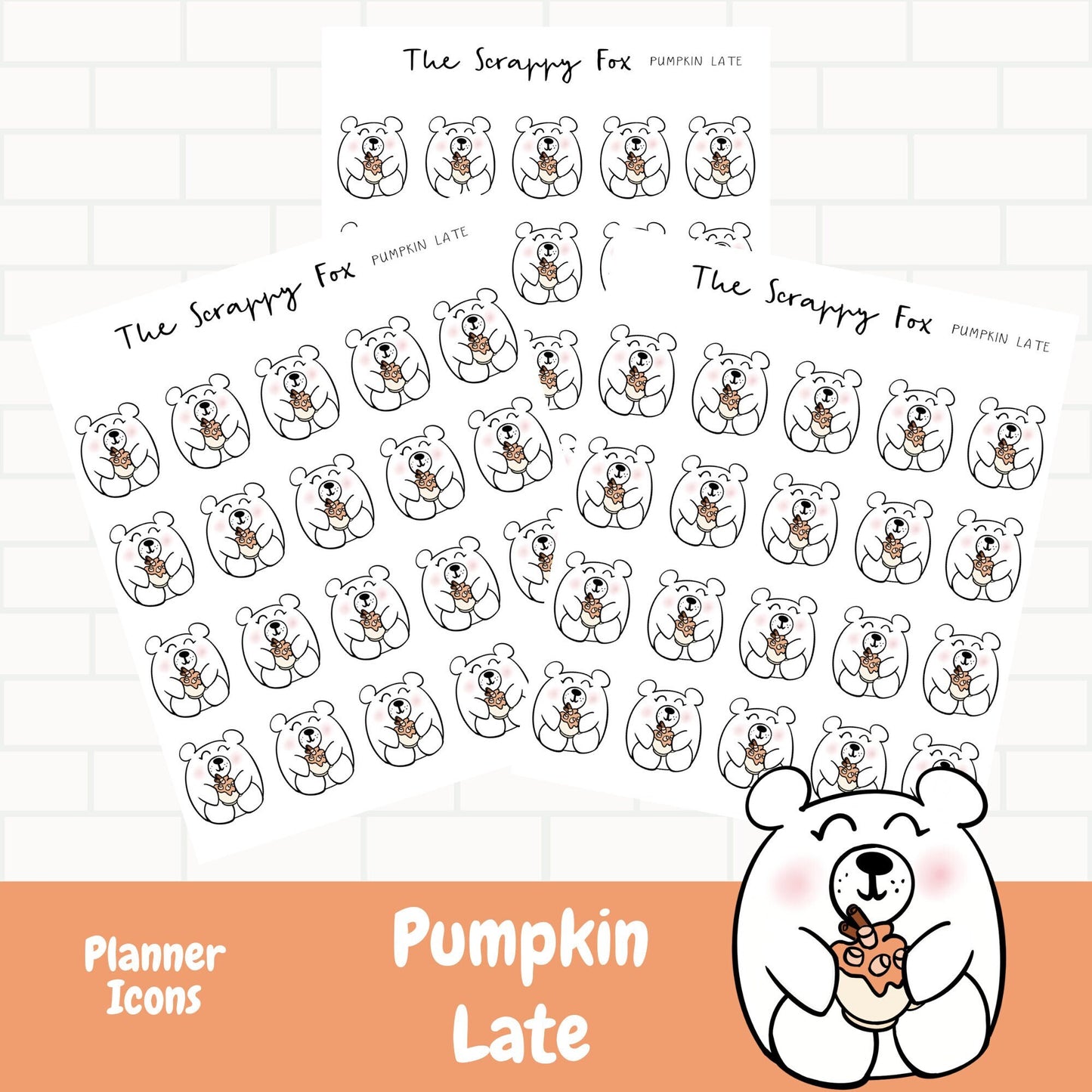 Pumpkin Late Planner Icons
