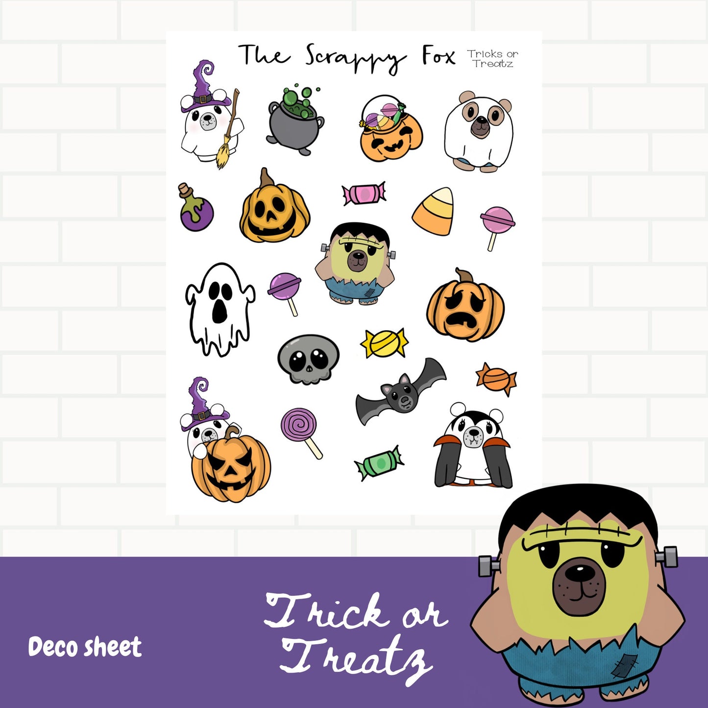 Tricks or Treatz Deco Sheet