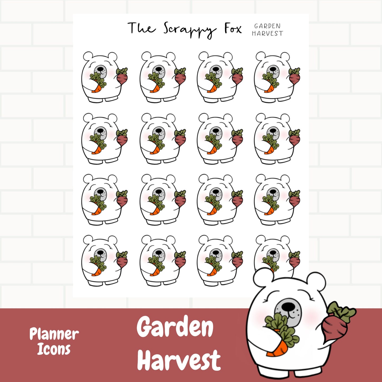 Garden Harvest Planner Icons