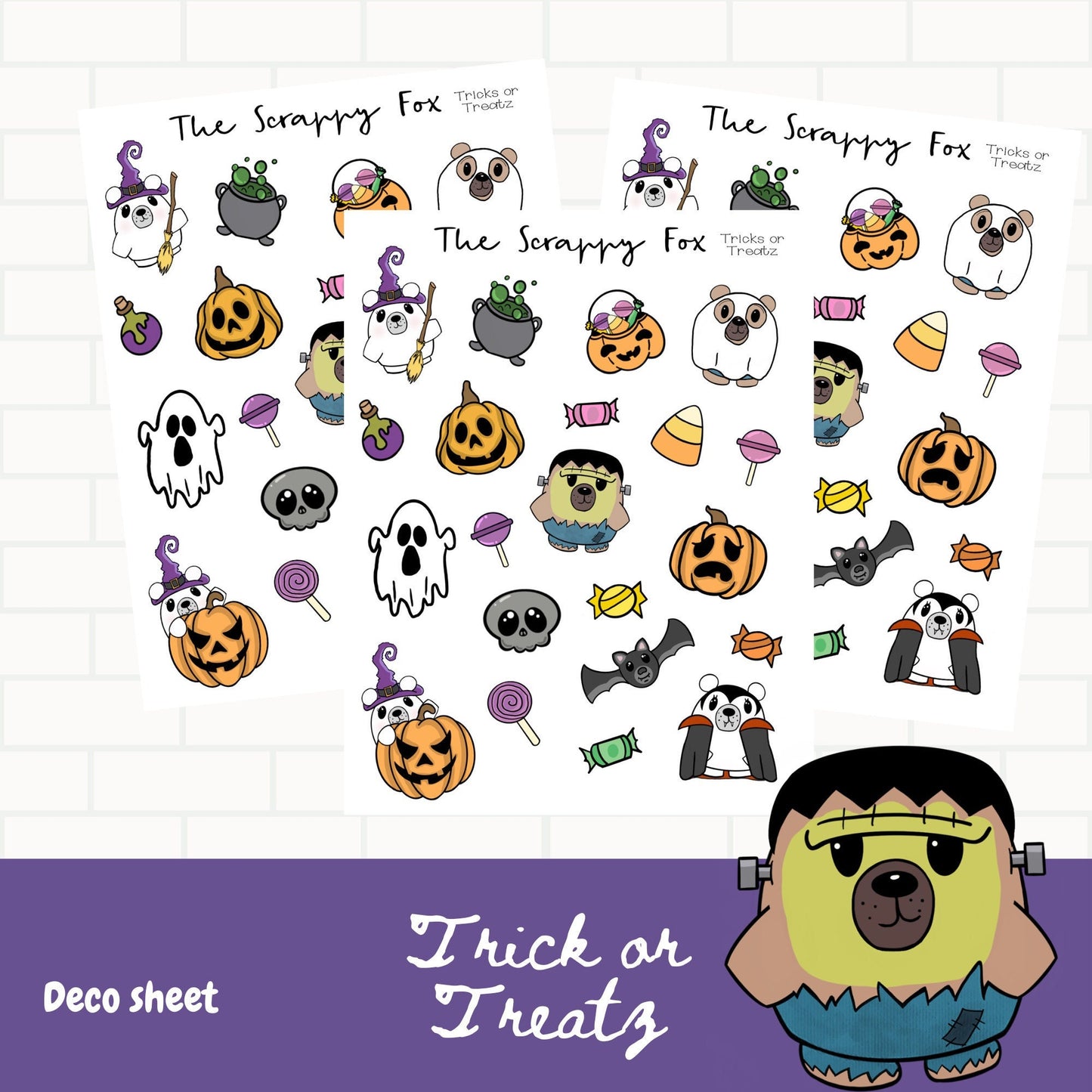 Tricks or Treatz Deco Sheet
