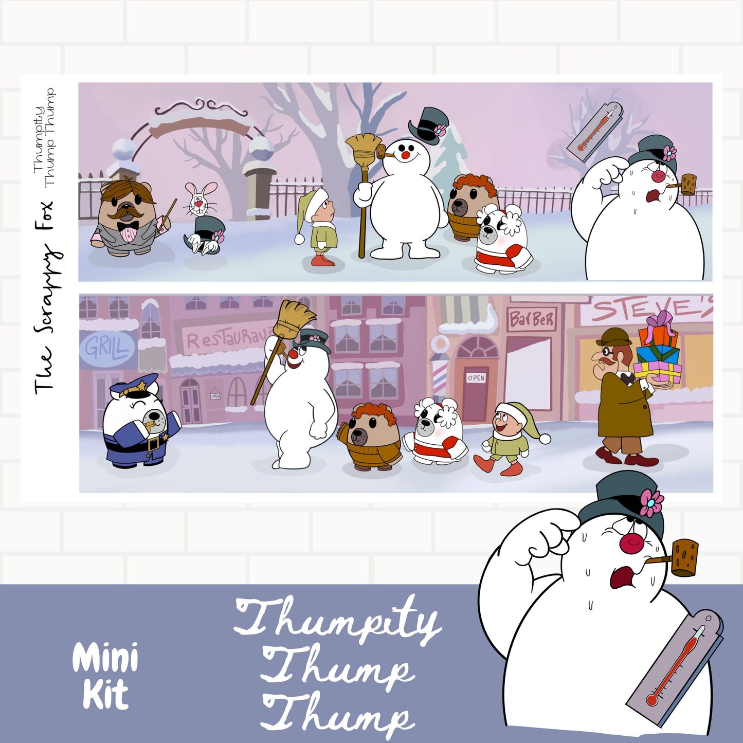 Thumpity thump thump Standard Vertical Weekly Mini Kit