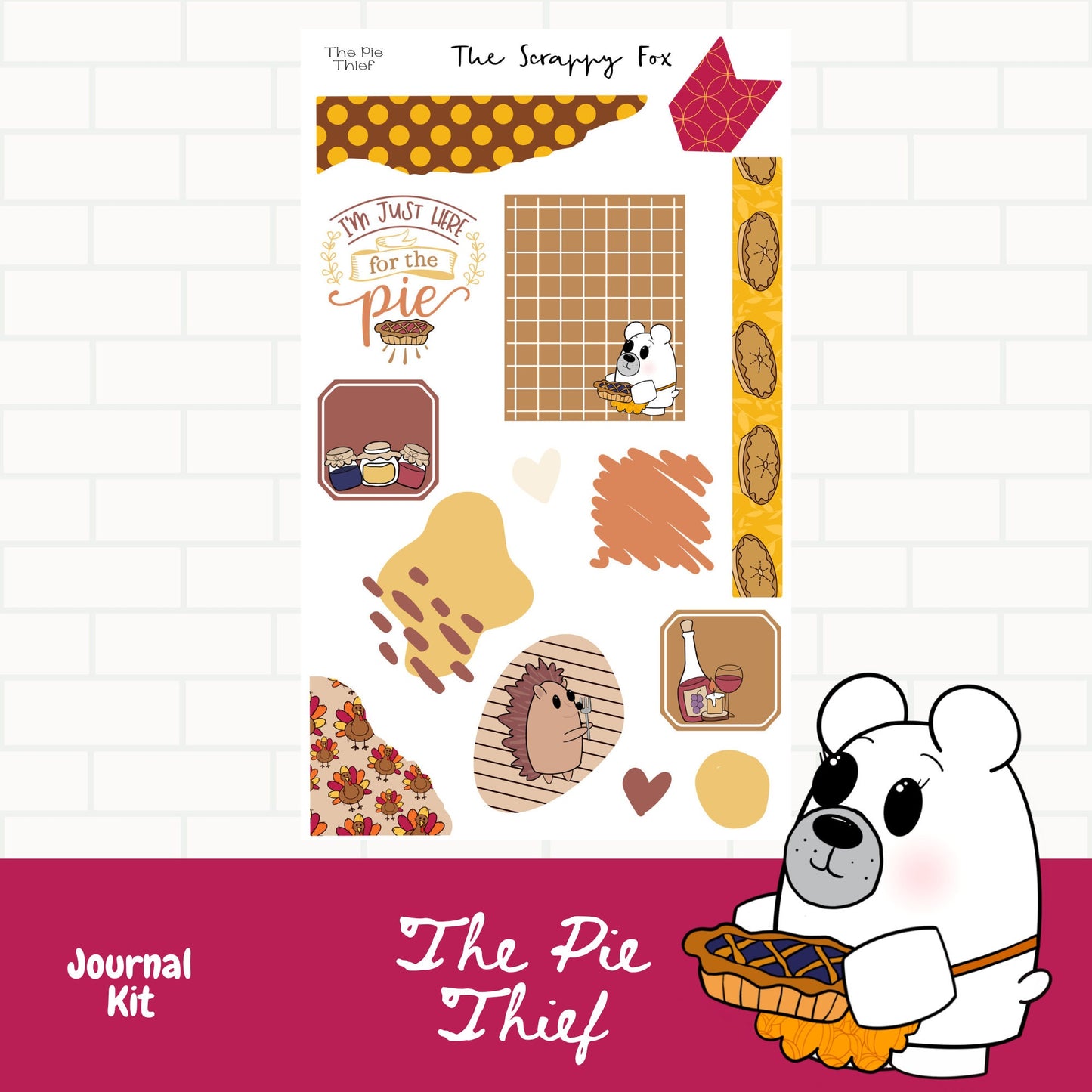 The Pie Thief Journaling Kit