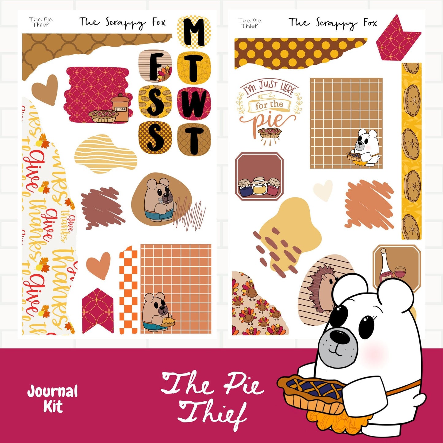 The Pie Thief Journaling Kit