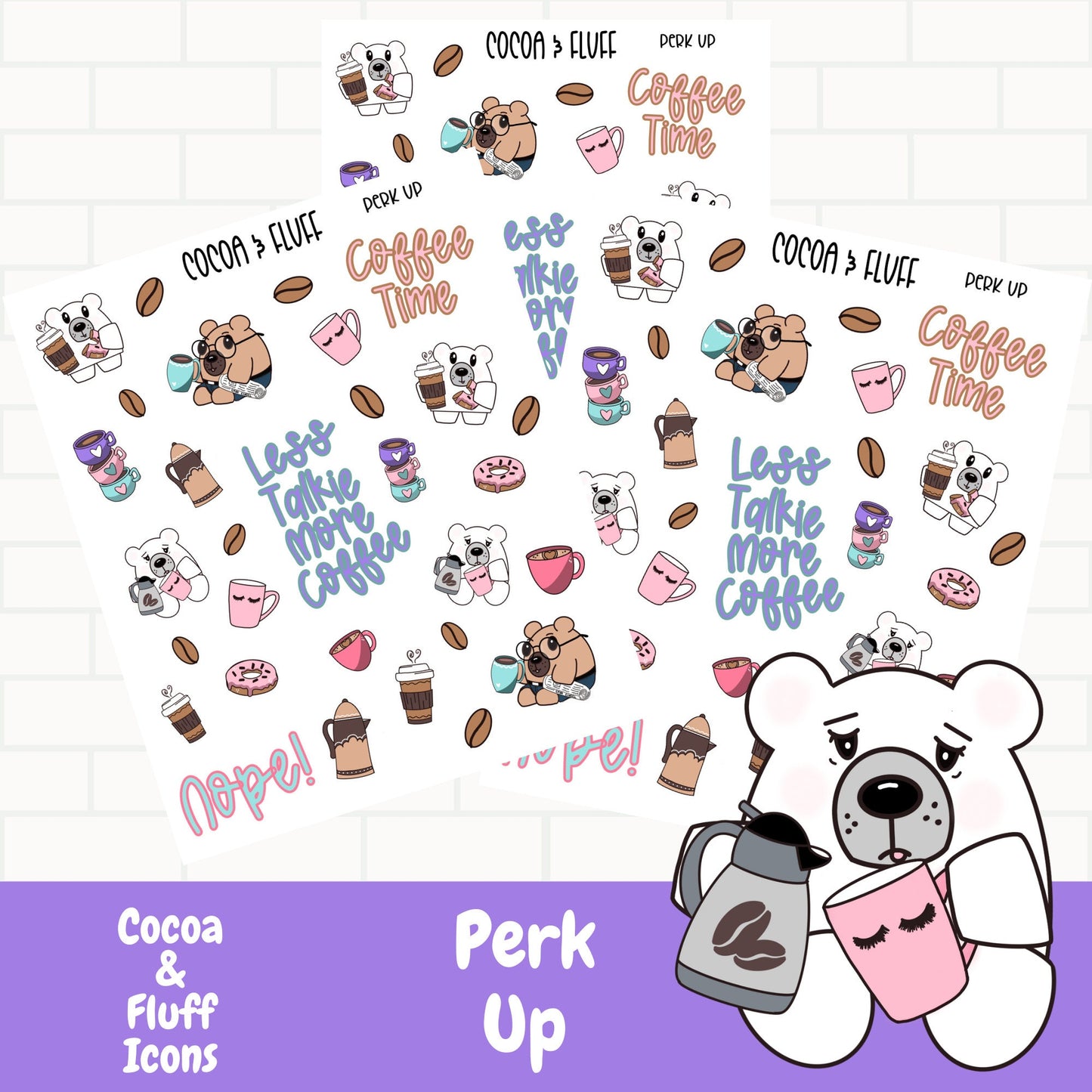 Perk Up Planner Icons
