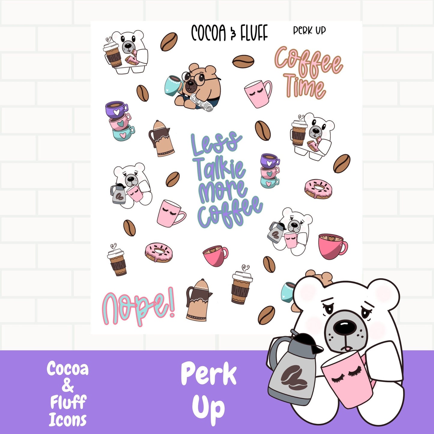 Perk Up Planner Icons